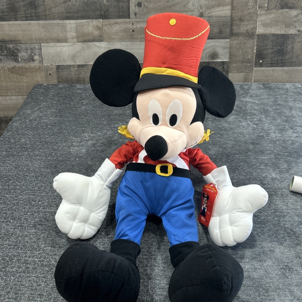 DISNEY NUTCRACKER Mickey Holiday/Christmas 2002 Plush Toy 31" Store Exclusive